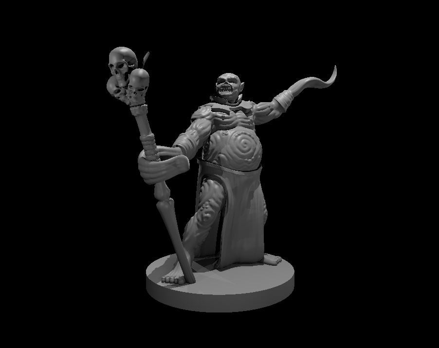 Star Spawn Seer miniature model for D&D - Dungeons and Dragons, Pathfinder and Tabletop RPGs