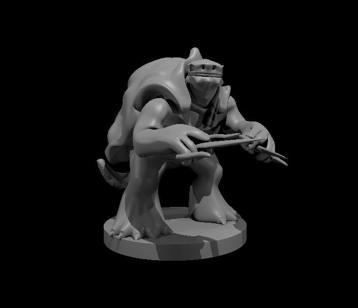 Teenage Mutant Ninja Tortle - Two Sais miniature model for D&D - Dungeons and Dragons, Pathfinder and Tabletop RPGs