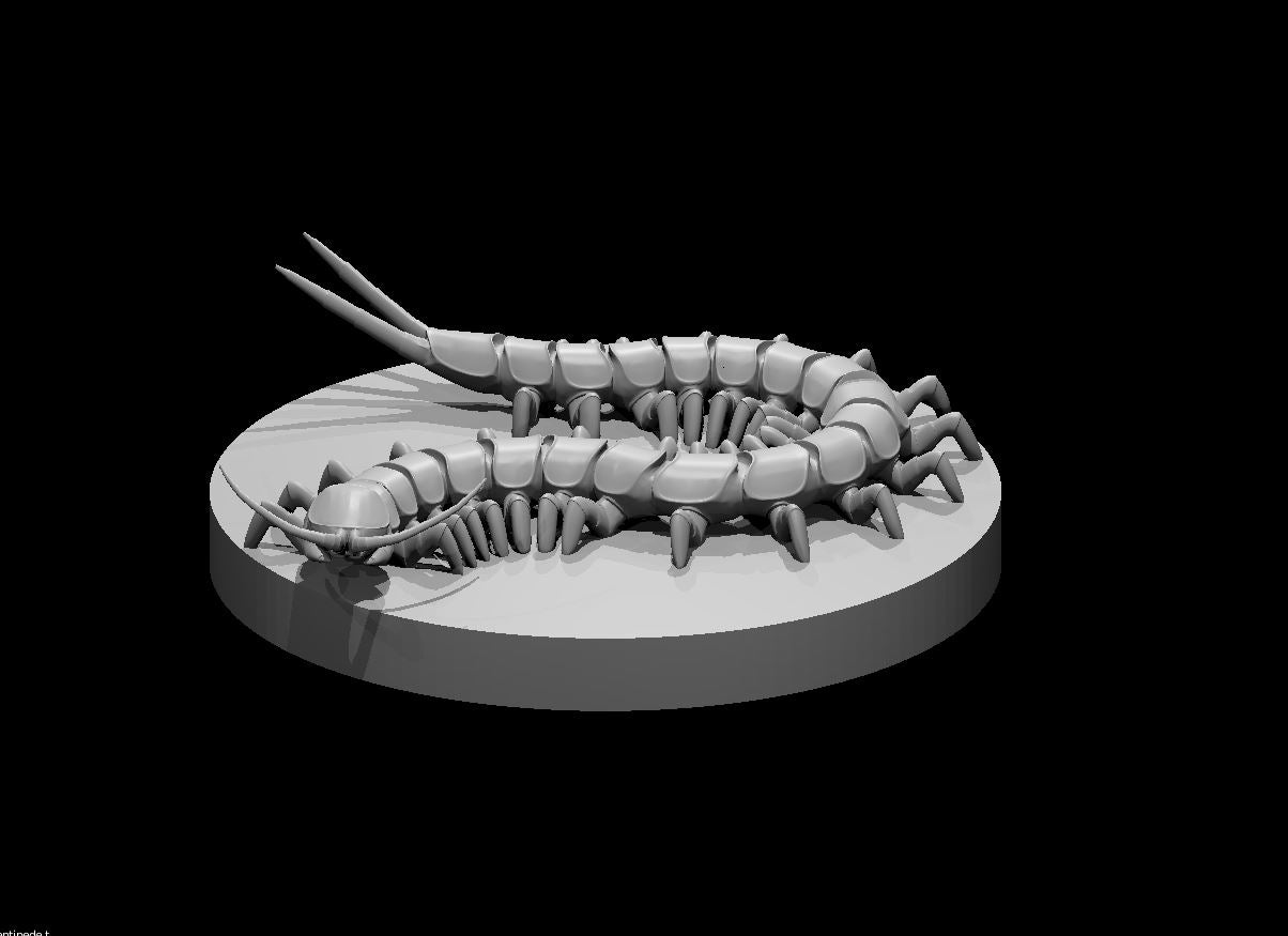 Giant Centipede miniature model for D&D - Dungeons and Dragons, Pathfinder and Tabletop RPGs