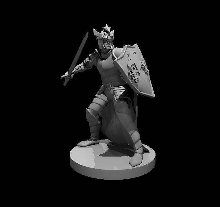 Phantom Warrior miniature model for D&D - Dungeons and Dragons, Pathfinder and Tabletop RPGs