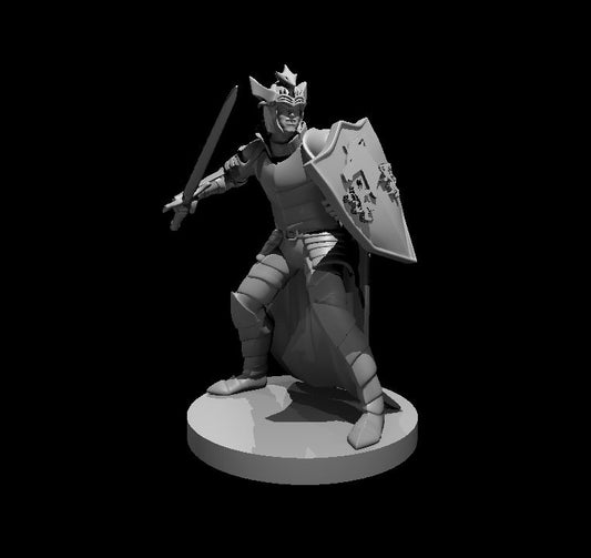 Phantom Warrior miniature model for D&D - Dungeons and Dragons, Pathfinder and Tabletop RPGs