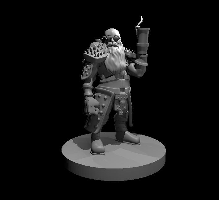 Duergar Despot miniature model for D&D - Dungeons and Dragons, Pathfinder and Tabletop RPGs