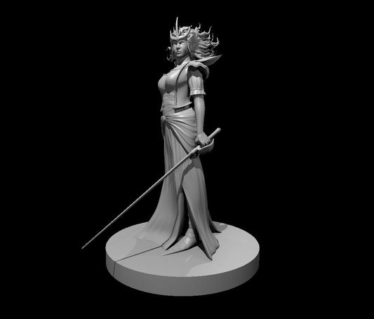 Baelnorn Lich Female miniature model for D&D - Dungeons and Dragons, Pathfinder and Tabletop RPGs