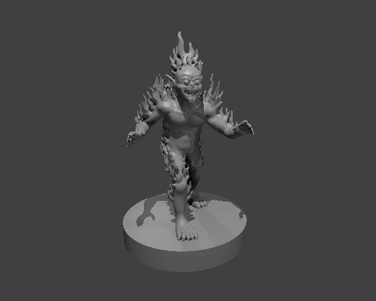 Agnibarra miniature model for D&D - Dungeons and Dragons, Pathfinder and Tabletop RPGs