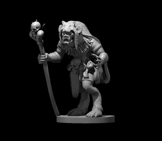 Gnoll Fang of Yeenoghu miniature model for D&D - Dungeons and Dragons, Pathfinder and Tabletop RPGs