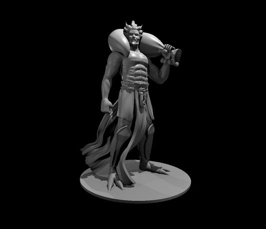 Fujin miniature model for D&D - Dungeons and Dragons, Pathfinder and Tabletop RPGs