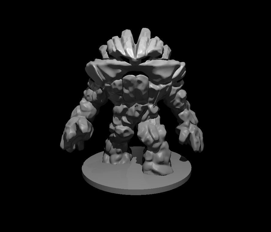 Earth Elemental miniature model for D&D - Dungeons and Dragons, Pathfinder and Tabletop RPGs