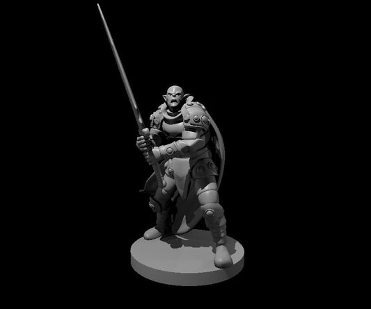 Githyanki Kith_rak miniature model for D&D - Dungeons and Dragons, Pathfinder and Tabletop RPGs