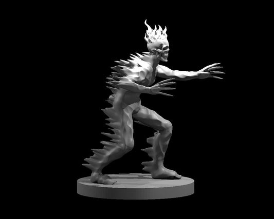 Winter Wight miniature model for D&D - Dungeons and Dragons, Pathfinder and Tabletop RPGs