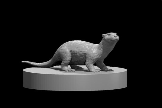 Otter miniature model for D&D - Dungeons and Dragons, Pathfinder and Tabletop RPGs