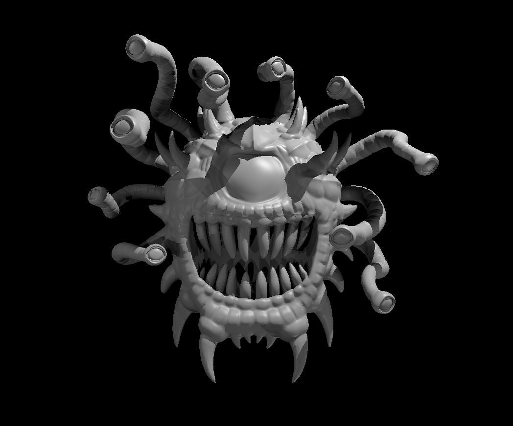 Fiend Beholder miniature model for D&D - Dungeons and Dragons, Pathfinder and Tabletop RPGs