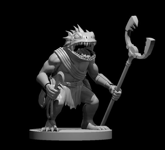 Kuo-toa Whip miniature model for D&D - Dungeons and Dragons, Pathfinder and Tabletop RPGs