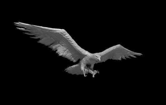 Hawk miniature model for D&D - Dungeons and Dragons, Pathfinder and Tabletop RPGs