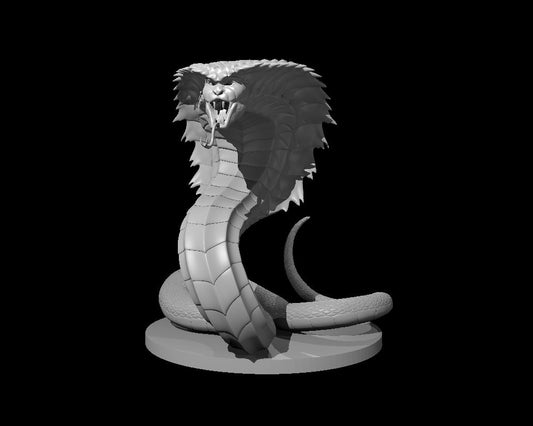 Spirit Naga miniature model for D&D - Dungeons and Dragons, Pathfinder and Tabletop RPGs