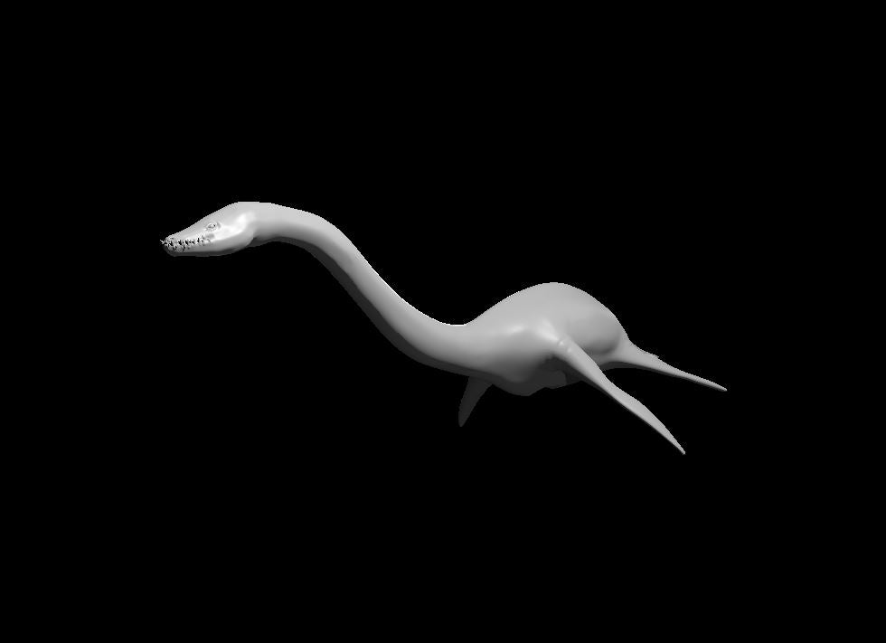 Plesiosaurus miniature model for D&D - Dungeons and Dragons, Pathfinder and Tabletop RPGs