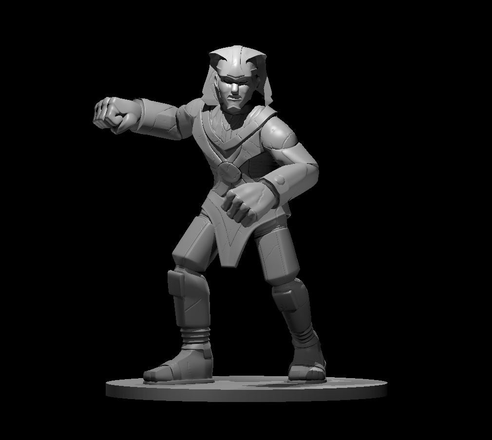 Stone Golem miniature model for D&D - Dungeons and Dragons, Pathfinder and Tabletop RPGs