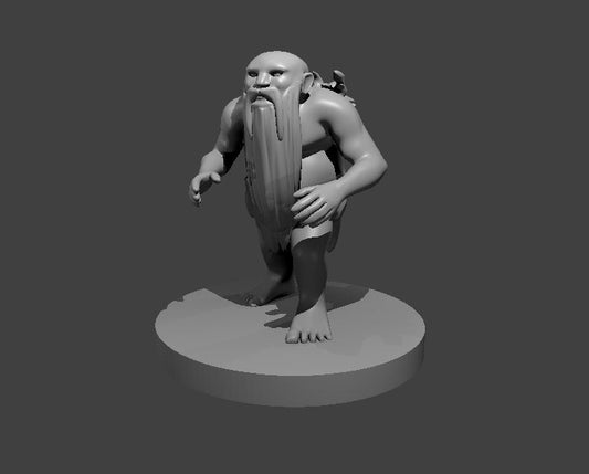 Yellow Musk Zombie preview miniature model for D&D - Dungeons and Dragons, Pathfinder and Tabletop RPGs