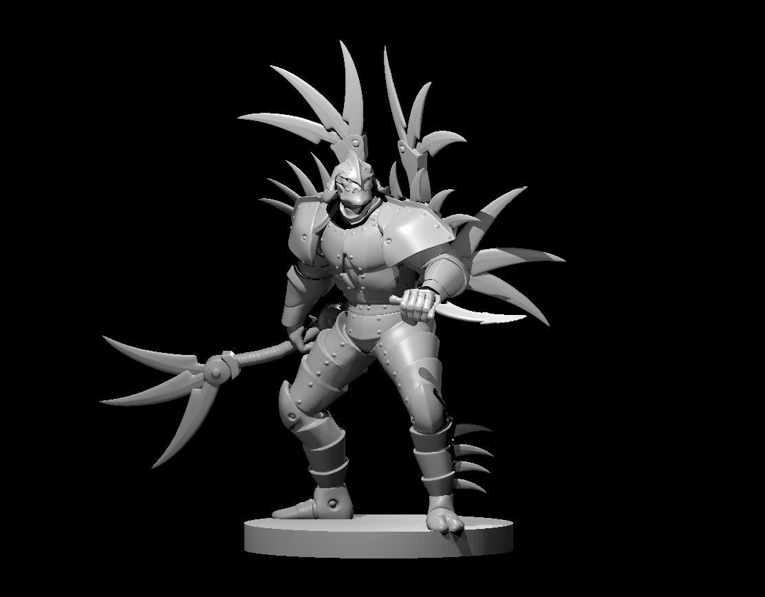 Lord of Blades miniature model for D&D - Dungeons and Dragons, Pathfinder and Tabletop RPGs