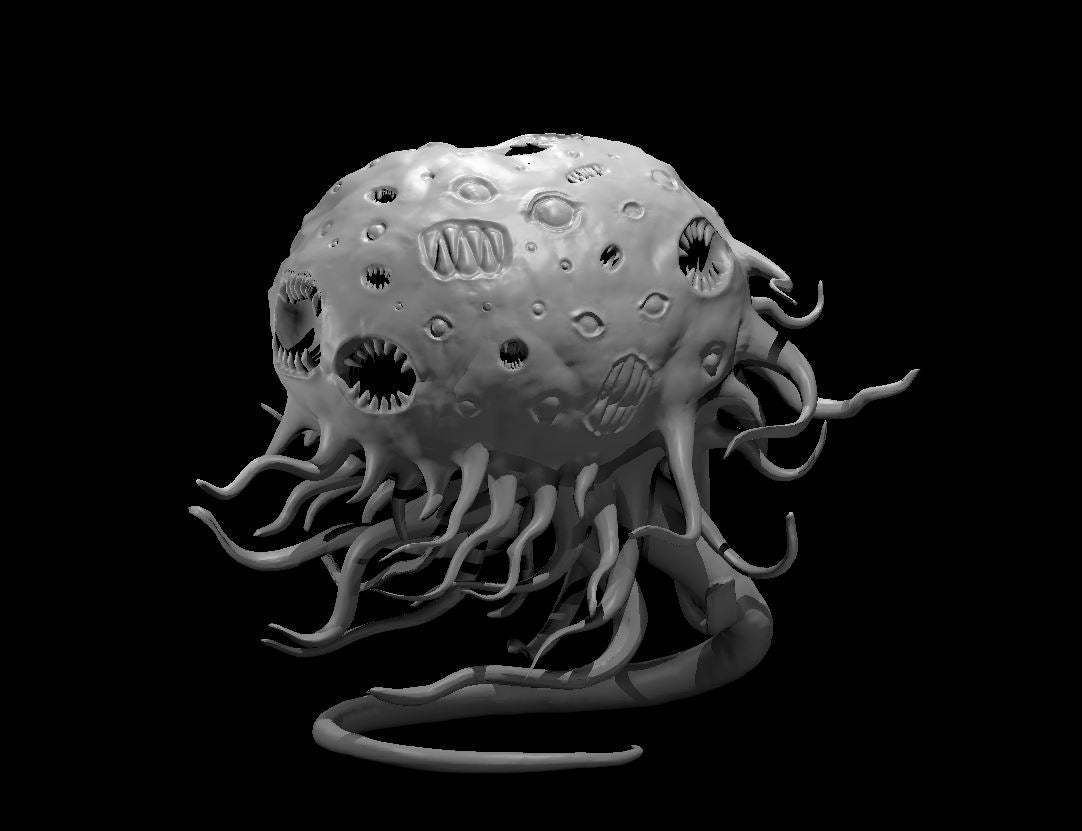 Gibbering Titan miniature model for D&D - Dungeons and Dragons, Pathfinder and Tabletop RPGs