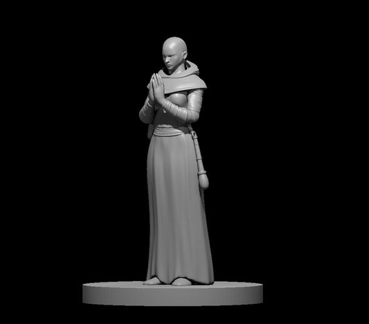Acolyte Female miniature model for D&D - Dungeons and Dragons, Pathfinder and Tabletop RPGs