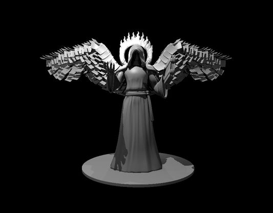 Angel of Knowledge miniature model for D&D - Dungeons and Dragons, Pathfinder and Tabletop RPGs