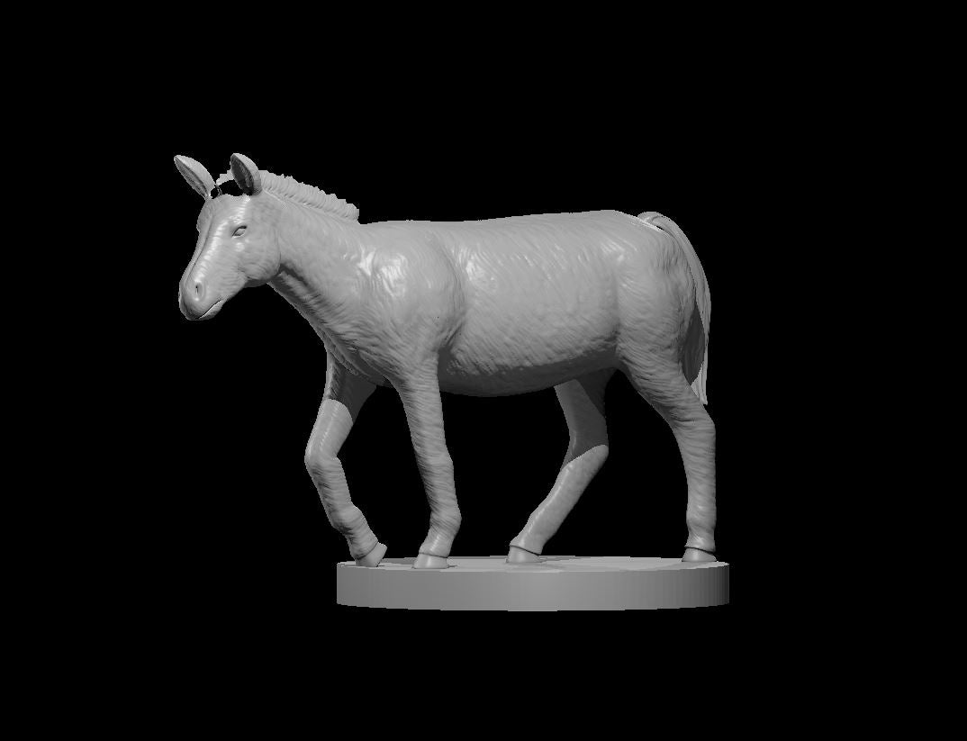 Mule miniature model for D&D - Dungeons and Dragons, Pathfinder and Tabletop RPGs