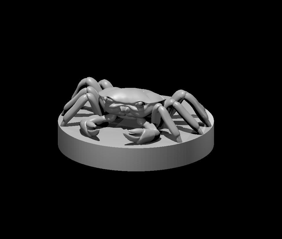 Crab miniature model for D&D - Dungeons and Dragons, Pathfinder and Tabletop RPGs