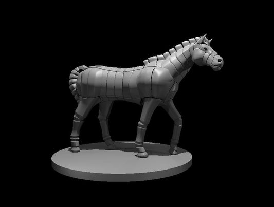 Clockwork Horse miniature model for D&D - Dungeons and Dragons, Pathfinder and Tabletop RPGs