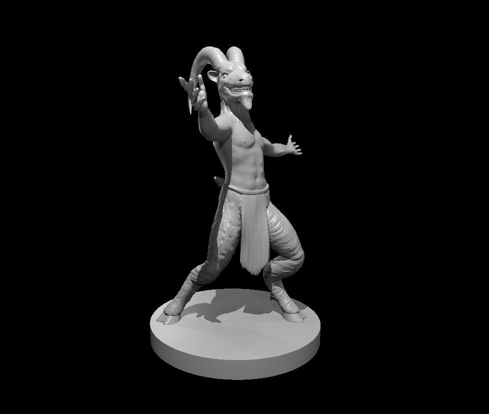 Goatling miniature model for D&D - Dungeons and Dragons, Pathfinder and Tabletop RPGs