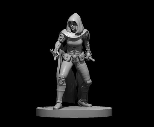 Cult Fanatic Female miniature model for D&D - Dungeons and Dragons, Pathfinder and Tabletop RPGs