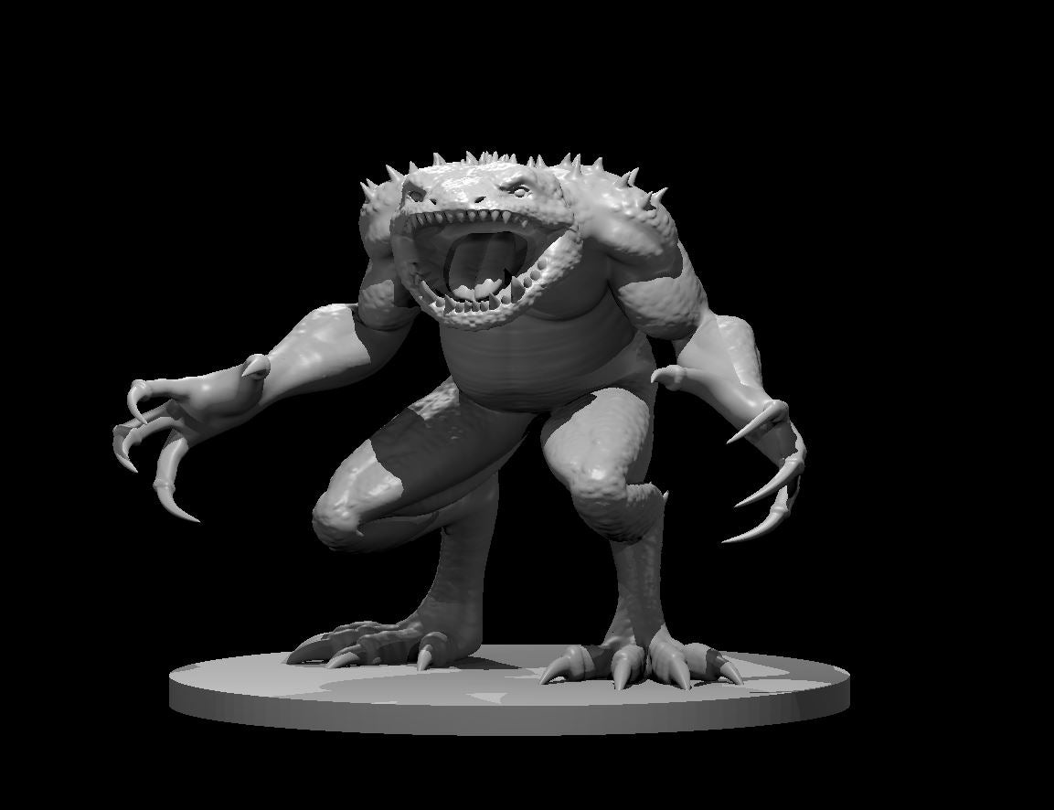 Red Slaad miniature model for D&D - Dungeons and Dragons, Pathfinder and Tabletop RPGs