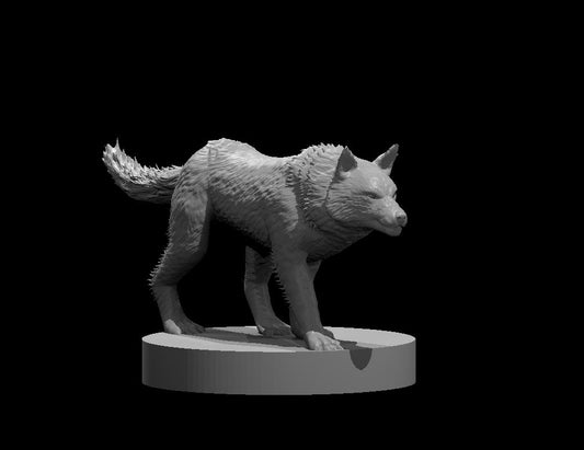 Husky miniature model for D&D - Dungeons and Dragons, Pathfinder and Tabletop RPGs