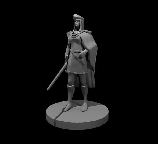 Female Noble miniature model for D&D - Dungeons and Dragons, Pathfinder and Tabletop RPGs