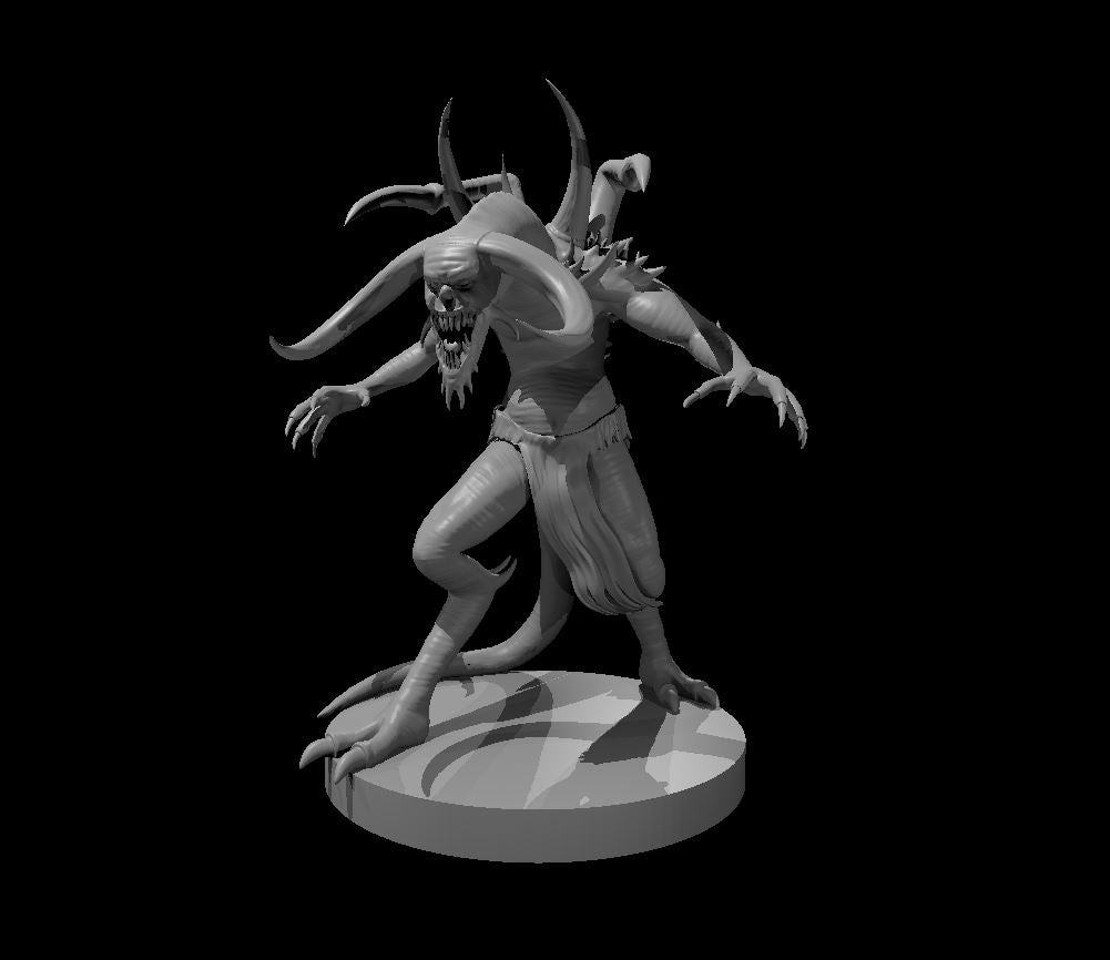 bhaalspawn slayer miniature model for D&D - Dungeons and Dragons, Pathfinder and Tabletop RPGs