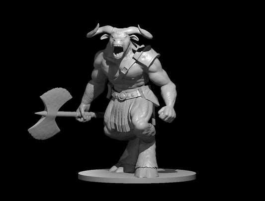 Minotaur miniature model for D&D - Dungeons and Dragons, Pathfinder and Tabletop RPGs