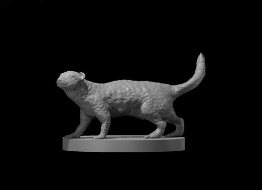 Giant Weasel miniature model for D&D - Dungeons and Dragons, Pathfinder and Tabletop RPGs
