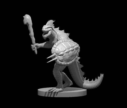 Lizardfolk miniature model for D&D - Dungeons and Dragons, Pathfinder and Tabletop RPGs