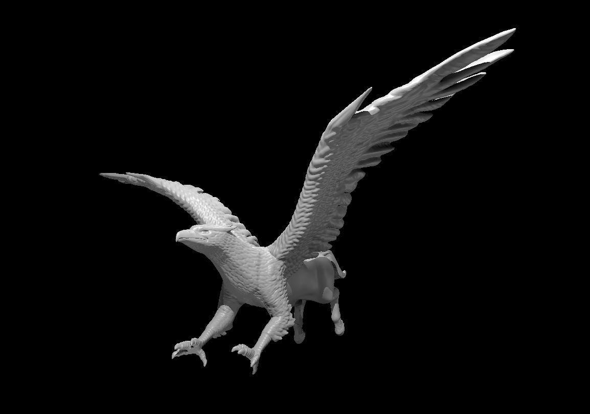 Hippogriff miniature model for D&D - Dungeons and Dragons, Pathfinder and Tabletop RPGs