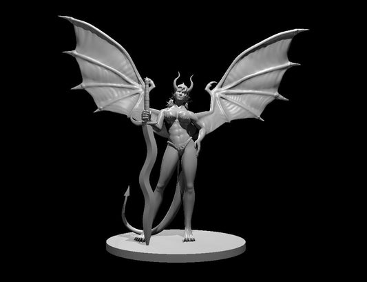 Traxxia of Grazzt miniature model for D&D - Dungeons and Dragons, Pathfinder and Tabletop RPGs