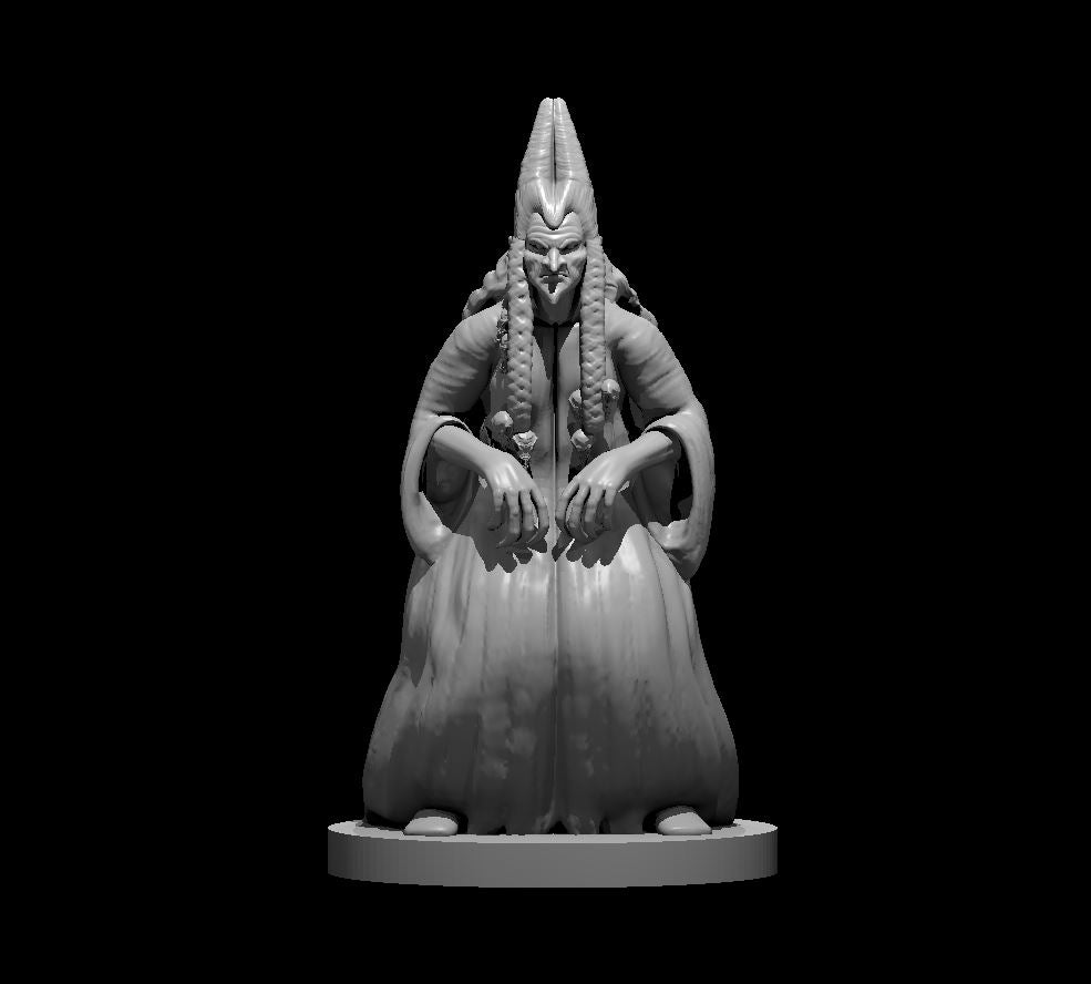 Baba Lysaga miniature model for D&D - Dungeons and Dragons, Pathfinder and Tabletop RPGs