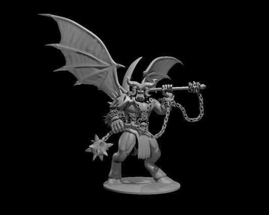 Archduke Zariel of Avernus with proper miniature model for D&D - Dungeons and Dragons, Pathfinder and Tabletop RPGs