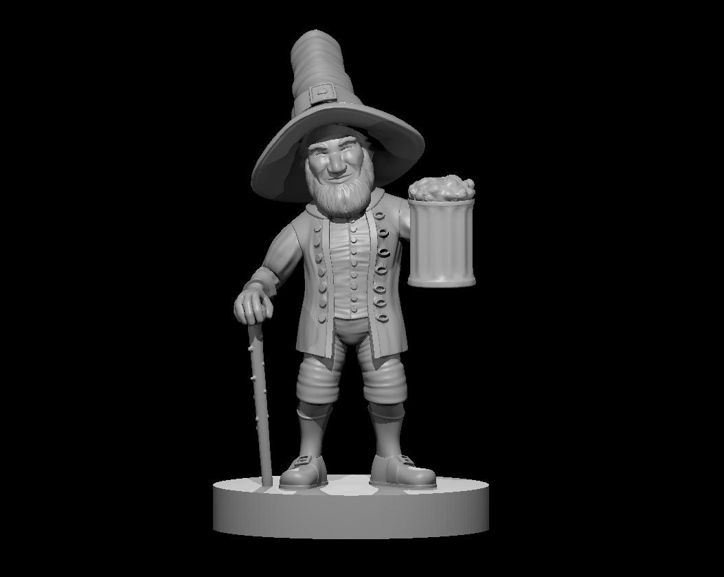 Leprechaun miniature model for D&D - Dungeons and Dragons, Pathfinder and Tabletop RPGs