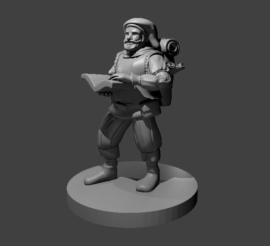Traveling Volo miniature model for D&D - Dungeons and Dragons, Pathfinder and Tabletop RPGs