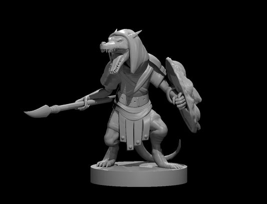 Kobold Dragon Shield miniature model for D&D - Dungeons and Dragons, Pathfinder and Tabletop RPGs