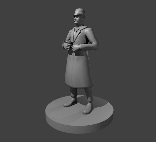 Dr Watson miniature model for D&D - Dungeons and Dragons, Pathfinder and Tabletop RPGs