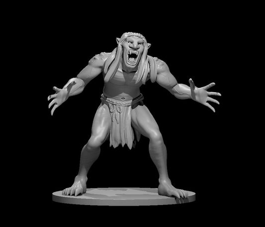 Troll miniature model for D&D - Dungeons and Dragons, Pathfinder and Tabletop RPGs