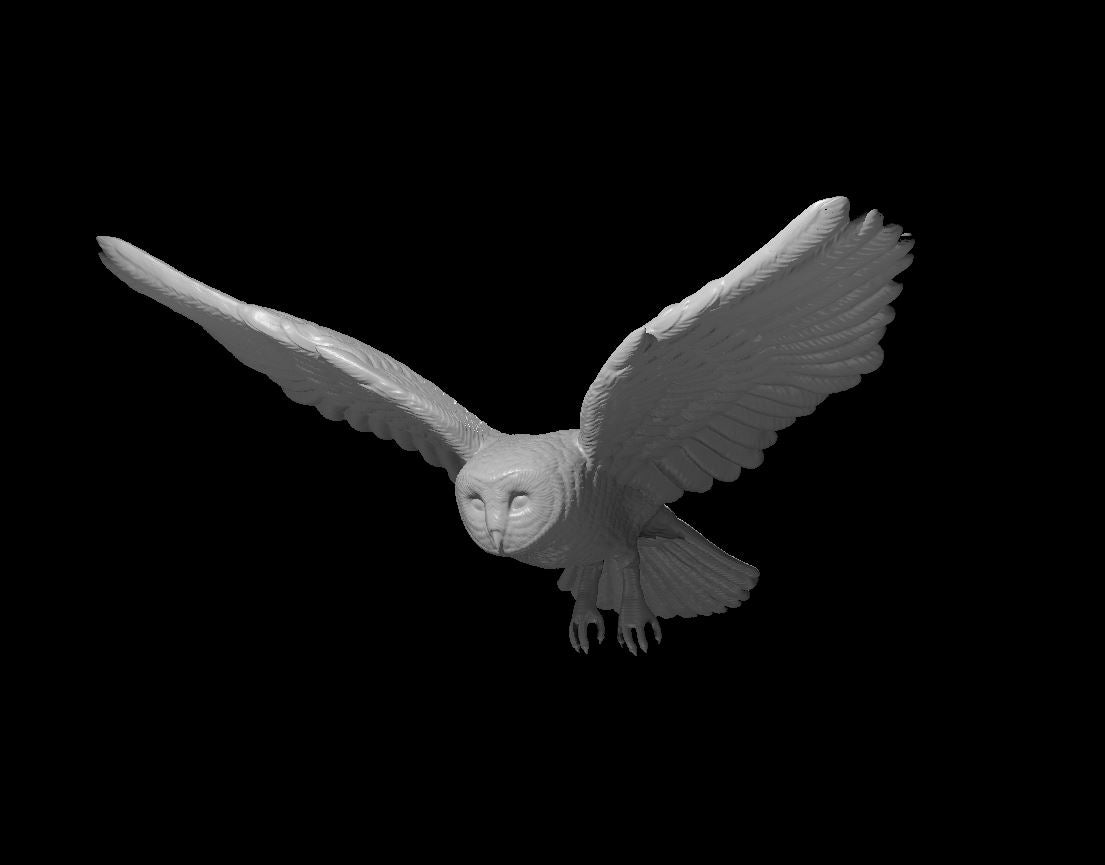 Owl miniature model for D&D - Dungeons and Dragons, Pathfinder and Tabletop RPGs