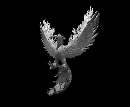 Phoenix miniature model for D&D - Dungeons and Dragons, Pathfinder and Tabletop RPGs