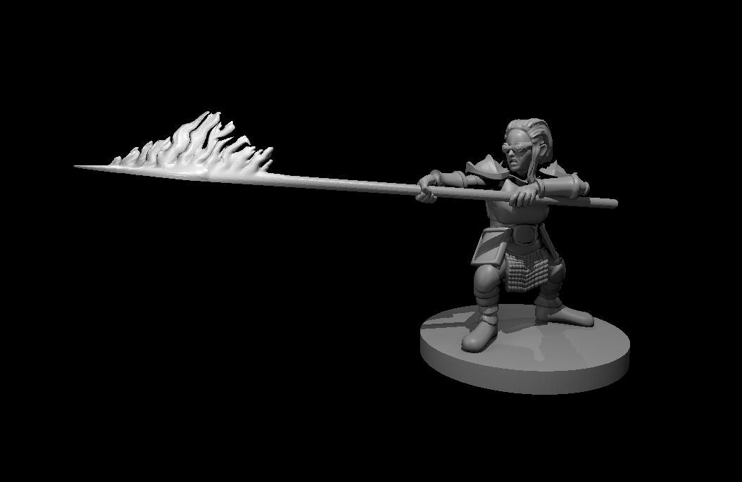 Duergar Xarrorn miniature model for D&D - Dungeons and Dragons, Pathfinder and Tabletop RPGs