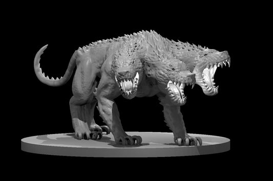 Underworld Ceberus miniature model for D&D - Dungeons and Dragons, Pathfinder and Tabletop RPGs